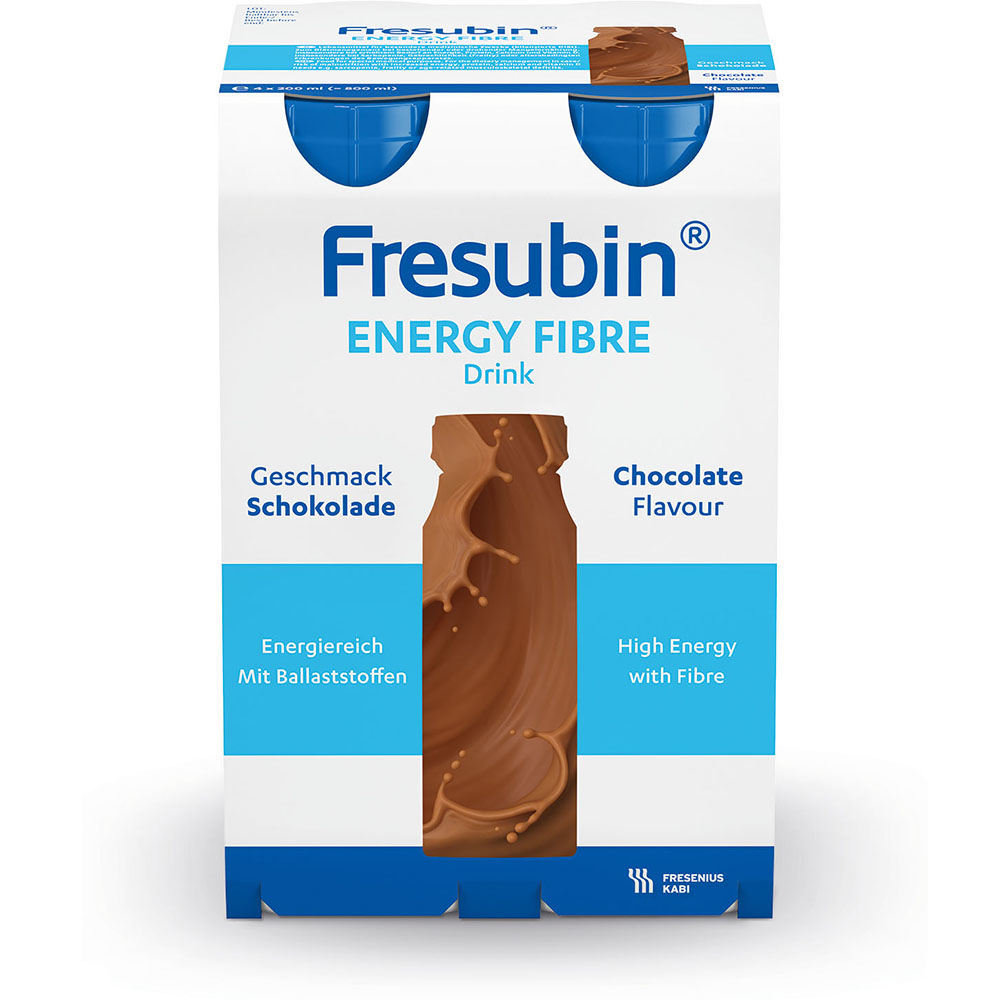 Abbildung  Einzelflasche Fresubin Energy Fibre Drink  Schokolade