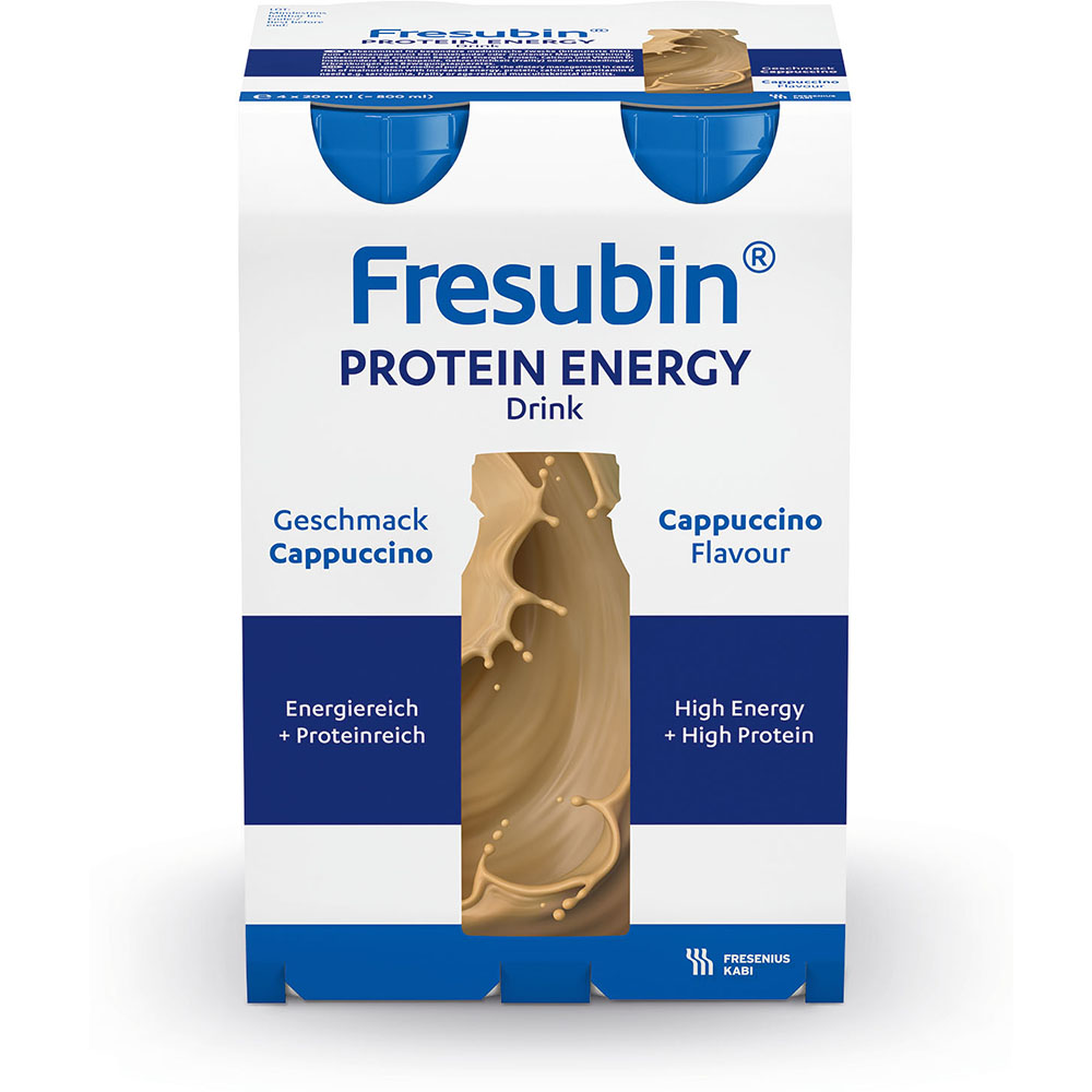 Abbildung 4er Paket  Fresubin Protein Energy Drink  Cappuccino
