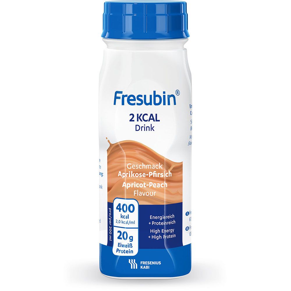 Fresubin 2kcal fibre DRINK, z.T. mit Ballaststoffen, Hochkalorisch, 24 Flaschen à 200 ml, 3 Geschmacksrichtungen oder Mischkarton