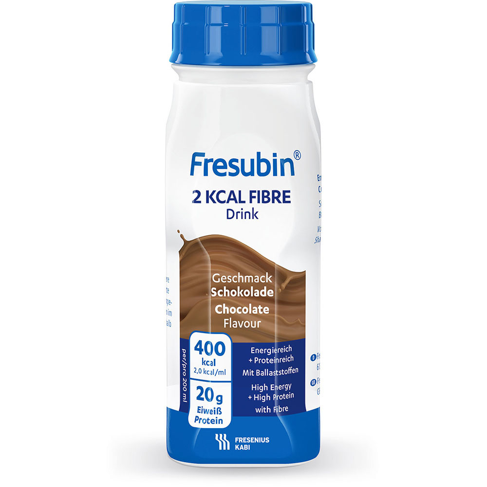 Abbildung Einzelflasche Fresubin 2kcal Fibre Drink Schokolade