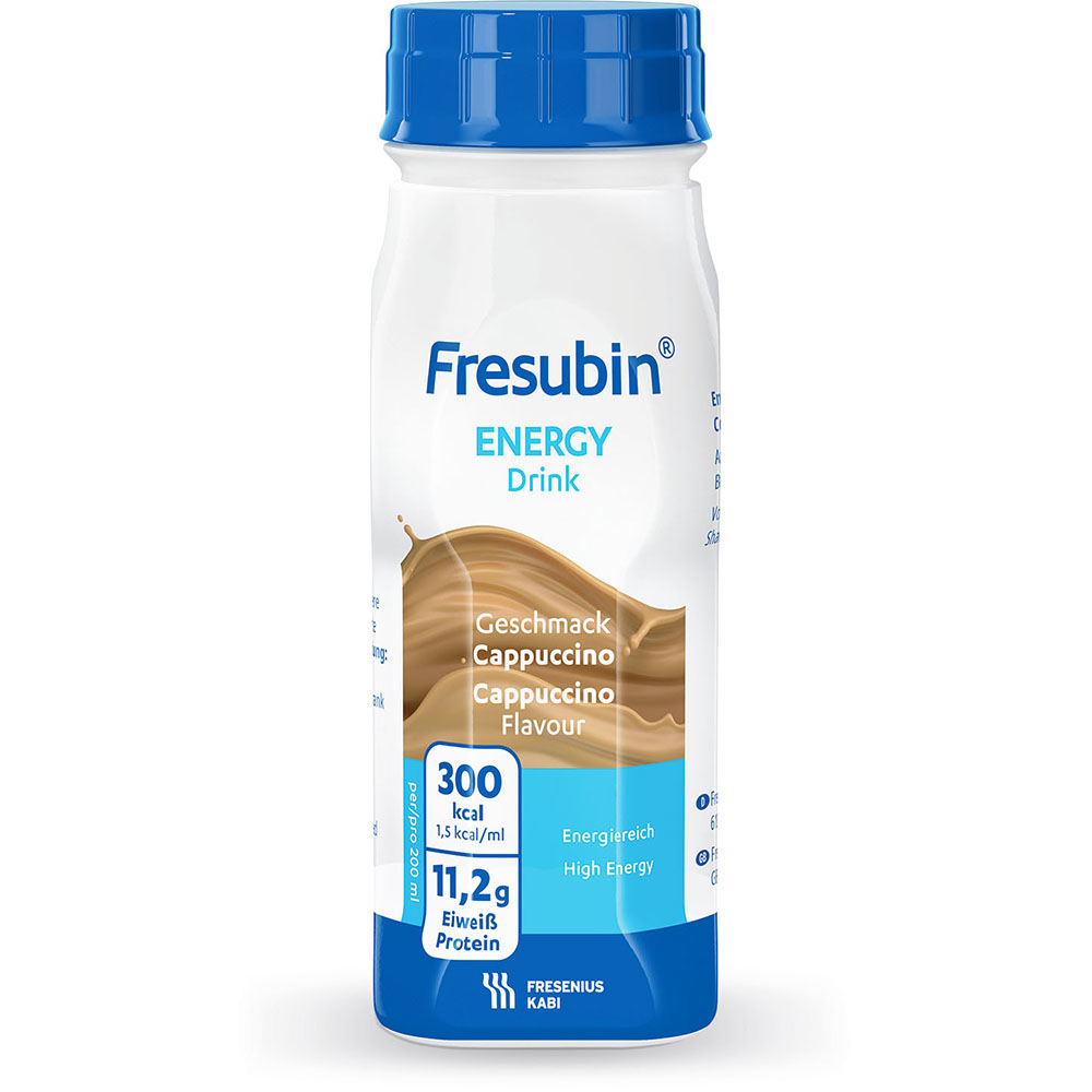 Abbildung Einzelflasche Fresubin Energy Drink Cappuccino