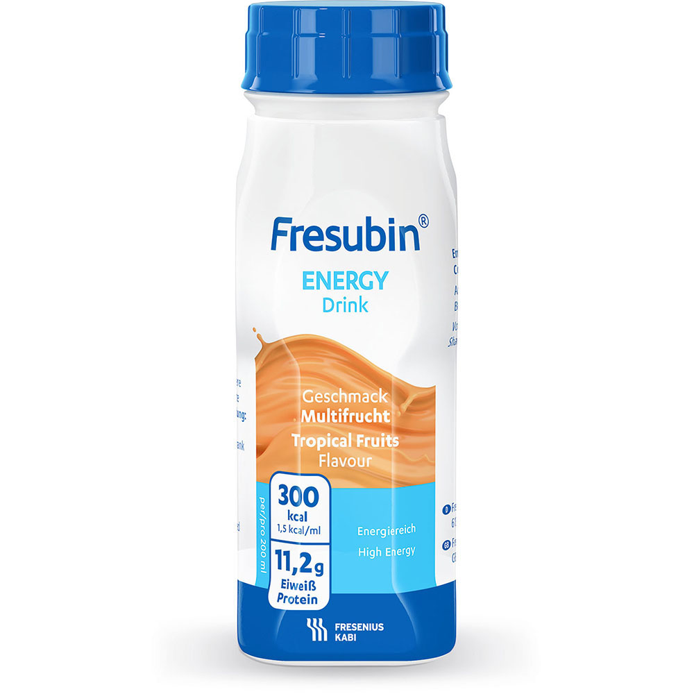 Abbildung Einzelflasche Fresubin Energy Drink Multifrucht